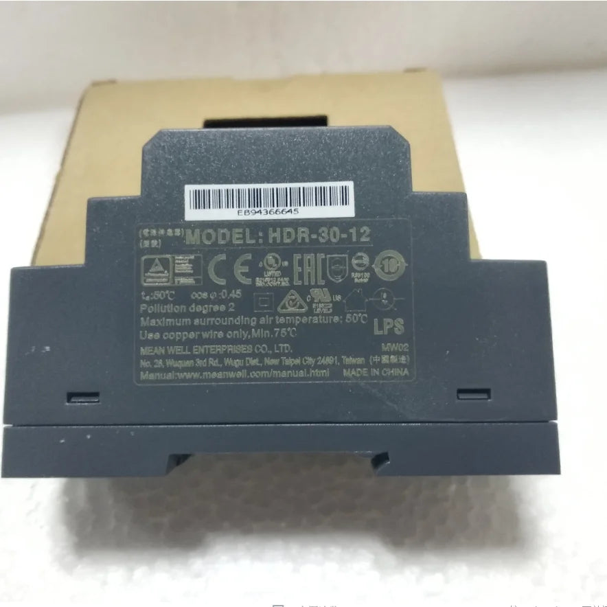 Mean Well HDR 24W 12V 2A DC Powertransformer