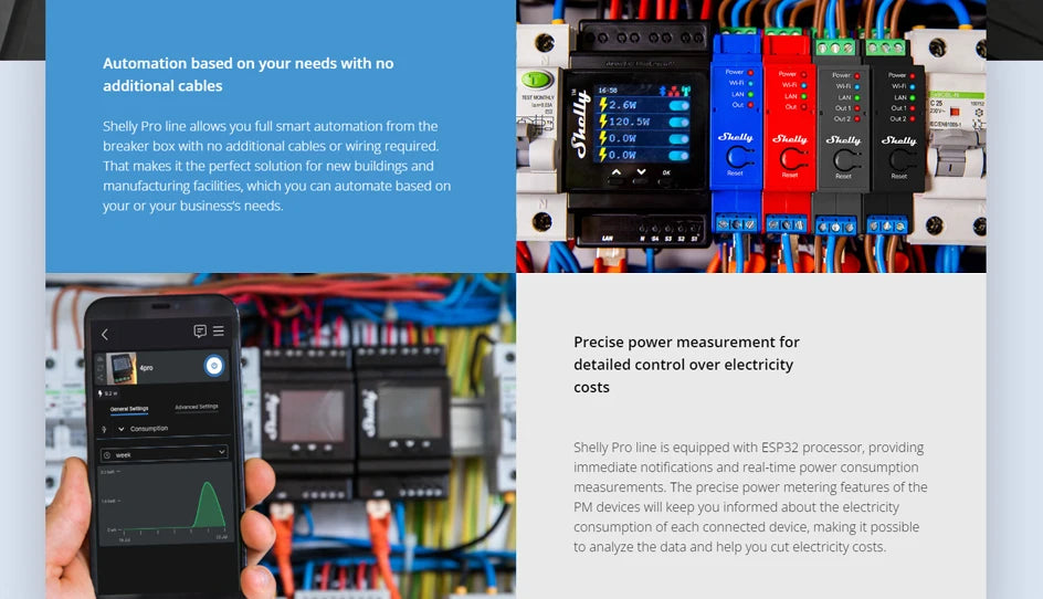 Shelly Pro 4PM Smart Home Switch