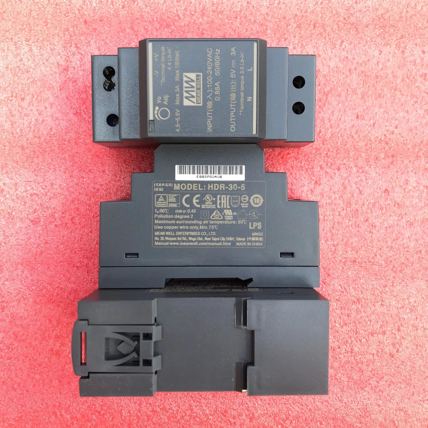 Mean Well HDR 24W 12V 2A DC Powertransformer