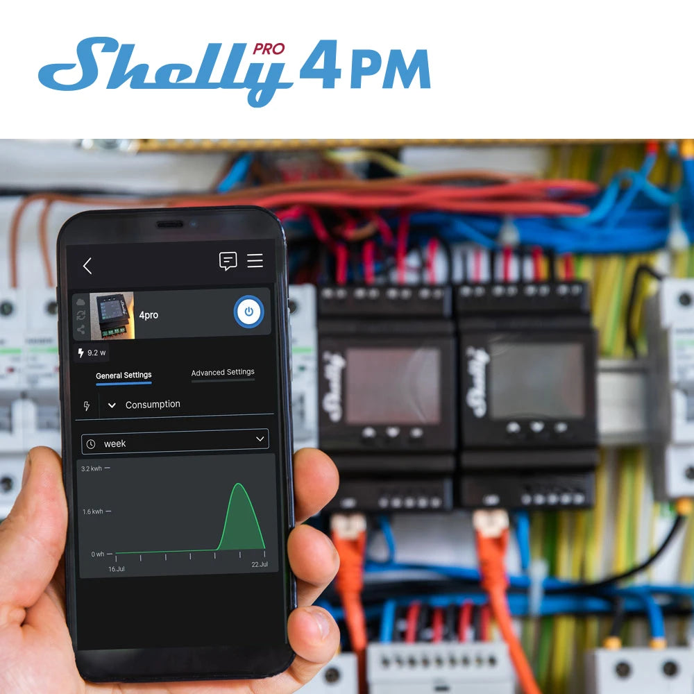 Shelly Pro 4PM Smart Home Switch