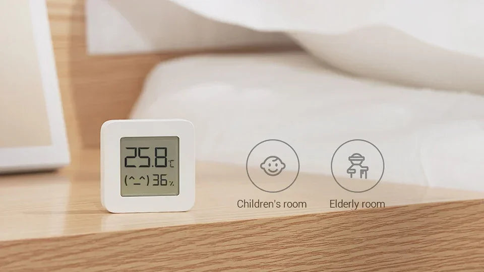XIAOMI Mijia Bluetooth-compatible Desktop Thermometer 2 Wireless Smart Sensor Temperature Humidity Monitor Battery Included