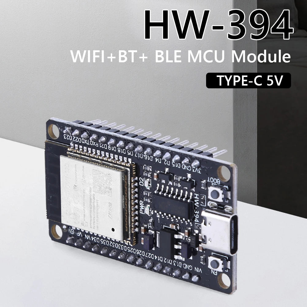 1-10PCS ESP32 WROOM-32 Development Board TYPE-C CH340C/ CP2102 WiFi+Bluetooth Ultra-Low Ultra-Low Power Consumption Module