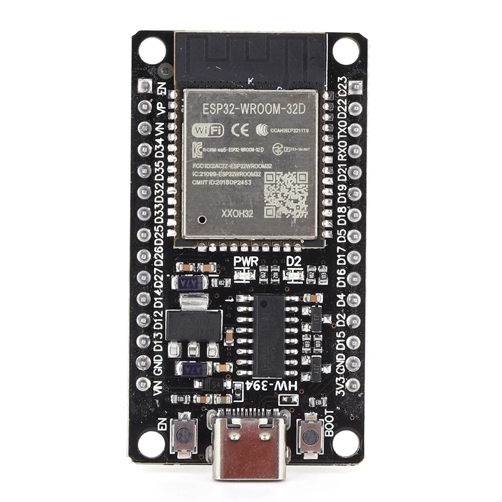 1-10PCS ESP32 WROOM-32 Development Board TYPE-C CH340C/ CP2102 WiFi+Bluetooth Ultra-Low Ultra-Low Power Consumption Module