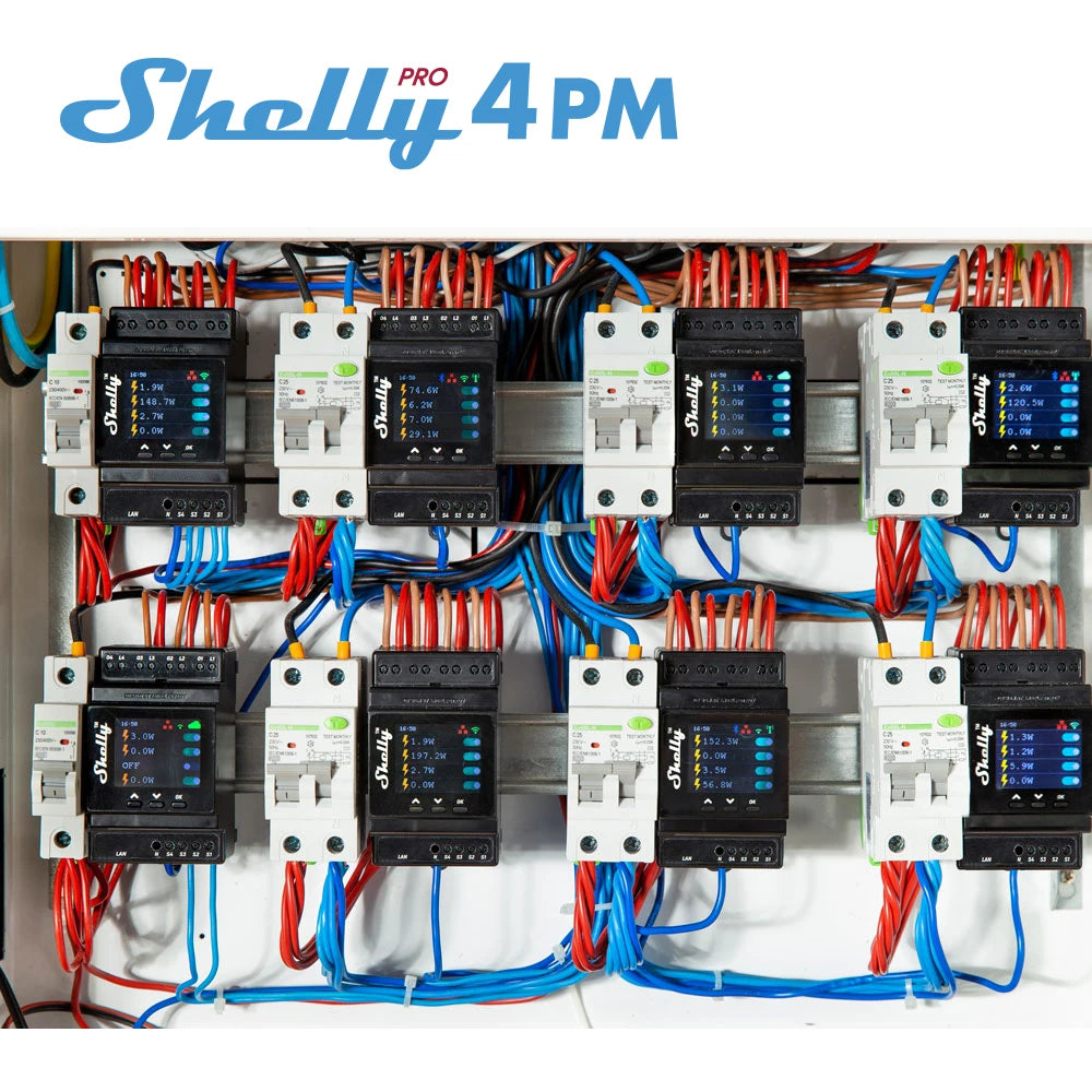 Shelly Pro 4PM Smart Home Switch